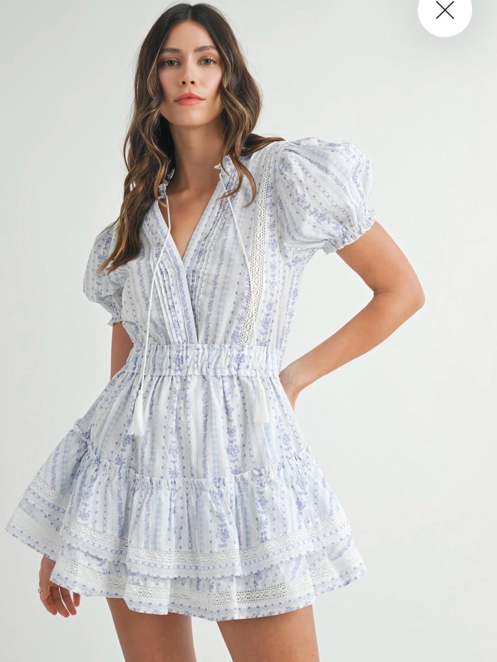 Mable Ruffle Mini Dress